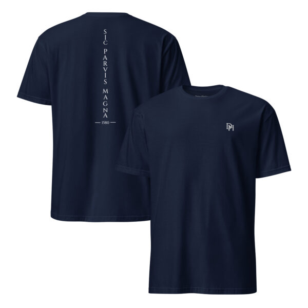 Unisex basic softstyle t shirt navy front and back 68d5babb50670.jpg